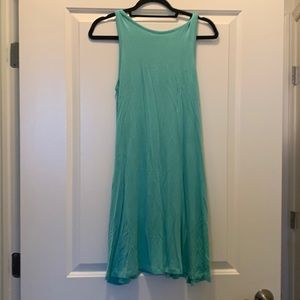 Teal Cotton dress